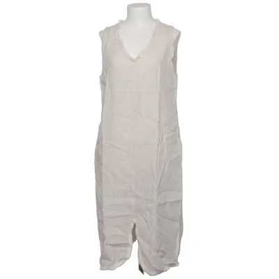 Jurk (Beige) van Made in italy Linnen