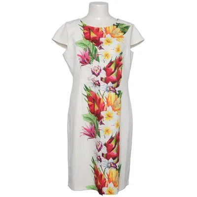 Robe (Blanc, Multicolore) de Tino Gonzalez Élasthane, Polyester