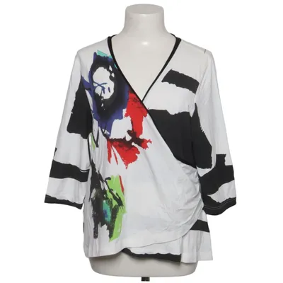 Wrap top (White, Multicolored) from Mart Visser Cotton, Elastane, Modal
