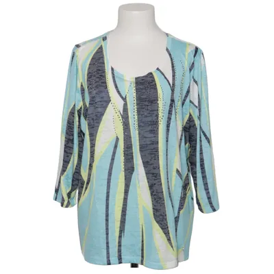 Long sleeve T-shirt (Blue, Yellow, Multicolored) from Gina Laura Polyester, Viscose