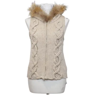 Outdoor vest (Beige) van Julie Acryl, Wol