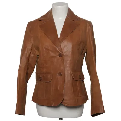 Leather blazer (Brown) from Emeron Leather, Polyester