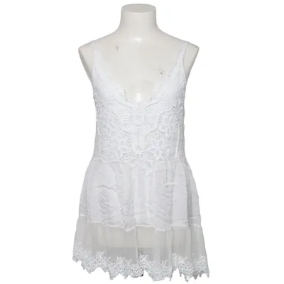 Negligé (Vit) från Made in italy Elastan, Viskos