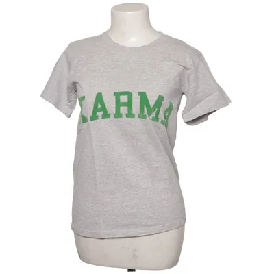 T-shirt (Grå, Grøn) fra L.A.LU Design Bomuld, Polyester