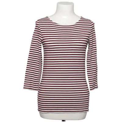 Långärmad t-shirt (Röd, Vit) från Hallhuber Bomull, Elastan, Metallfiber, Modal