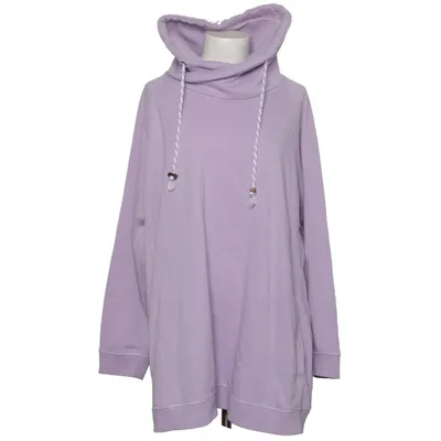 Collegetröja (Lila) från Ulla Popken Bomull, Elastan, Polyester