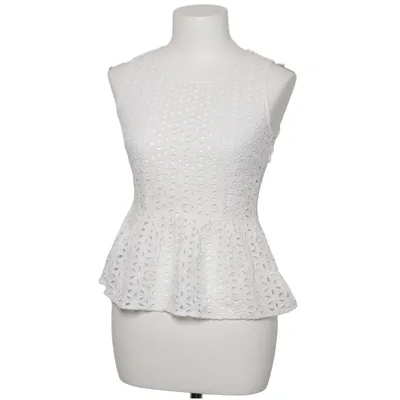 Top péplum (Blanc) de Forever 21 Coton
