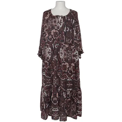 Maxi jurk (Zwart, Bruin, Wit) van Yessica Katoen, Polyester
