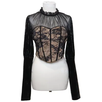 Crop top (Svart, Beige) från Cider