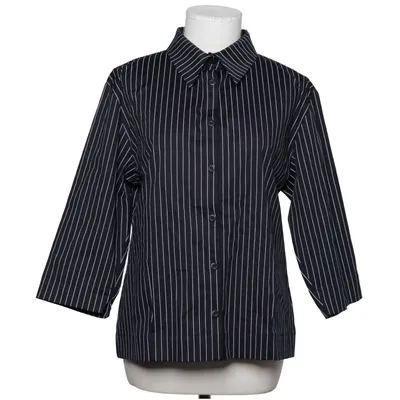 Kortärmad skjorta (Svart, Vit) från La Bella Bomull, Elastan