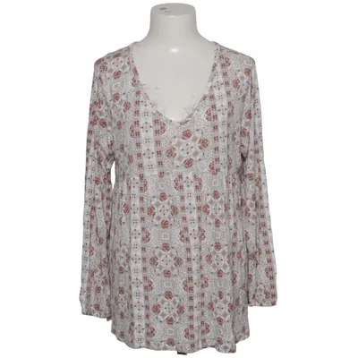Blouse (White, Red, Beige) from Dotted Blue Viscose