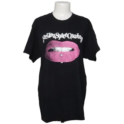 T-shirt (Sort, Pink) fra Gildan Bomuld