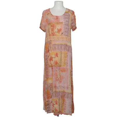 Maxi jurk (Roze, Geel, Meerkleurig) van Himalaya Katoen, Viscose