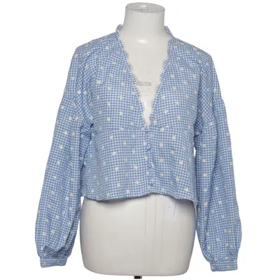 Dirndl blouse (Blue, White) from Retro & Icone Cotton, Polyester