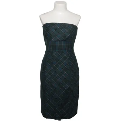 Dress (Blue, Green, White) from Hallhuber Donna Acetate, Wool