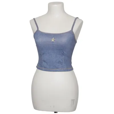 Tanktop (Blå) fra Fishbone Elastan, Polyester