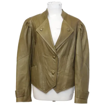 Läderjacka (Beige) från Ledermoda