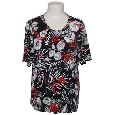 Top (Zwart, Wit, Rood) van Lebek Collection Elastaan, Polyester