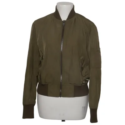 Bomber jacket (Green) from Mango Casual Acrylic, Elastane, Polyester