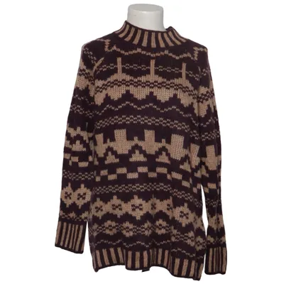 Sweater (Purple, Beige) from Walbusch Merino wool, Polyamide