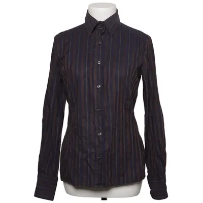 Shirt (Blauw, Bruin) van Grifoni Katoen