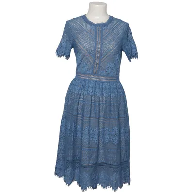 Kjole (Blå) fra Hallhuber Bomuld, Polyamid, Polyester