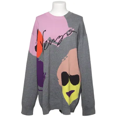 Sweater (FC55PU6583CF) fra Kenzo Bomuld, Polyamid, Viscose, Uld