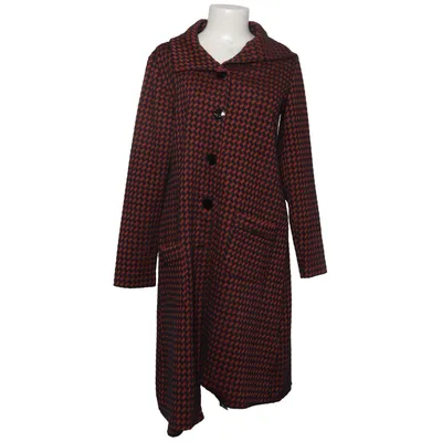 Coat (Blue, Orange) from Zilch Elastane, Polyester, Viscose