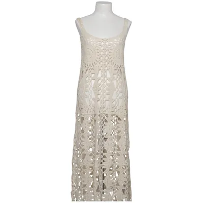 Strandkleid (Weiß) von Zara Baumwolle