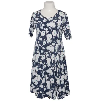 Robe (Bleu, Blanc) de Lucky Polyester, Viscose