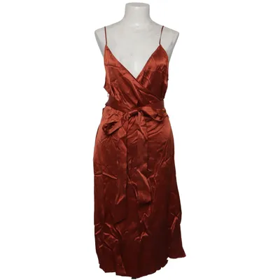 Wrap dress (Orange) from Lilysilk Silk