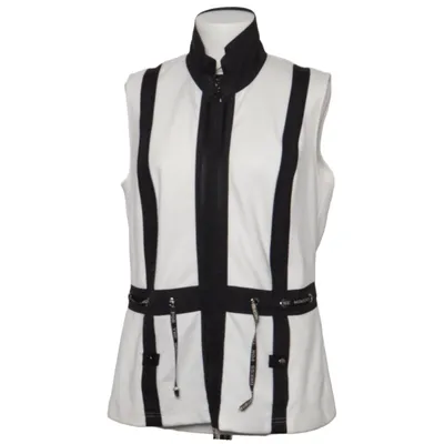 Ydervest (Hvid, Sort) fra Cosima Elastan, Polyester, Viscose