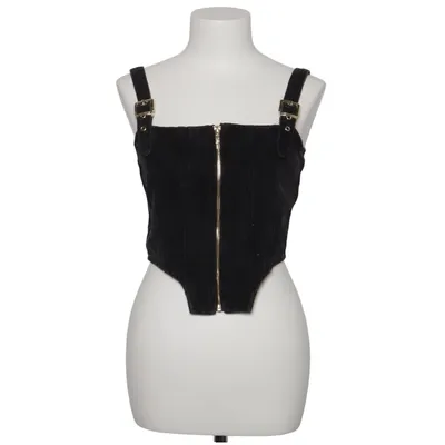 Crop top (Zwart) van Hoermanseder x About You Organisch katoen