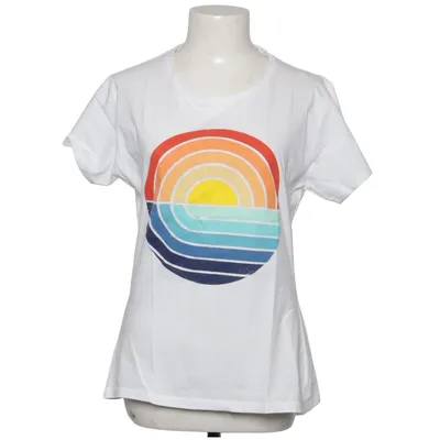 T-shirt (Hvid, Flerfarvet) fra Pampling Bomuld