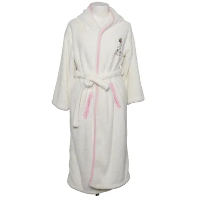 Bathrobe (White, Pink) from Nici Polyester