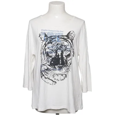 T-shirt à manches longues (Blanc) de Dolce Bella Élasthane, Viscose