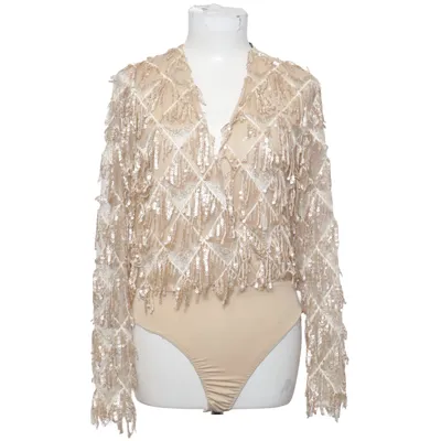 Body (Beige, Silver) from Missguided Elastane, Polyester