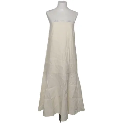 Robe (Beige) de Totême Coton, Élasthane, Lin, Polyester
