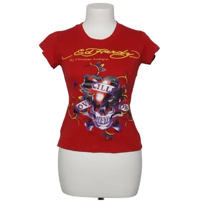 T-shirt (Rouge, Multicolore) de Ed Hardy