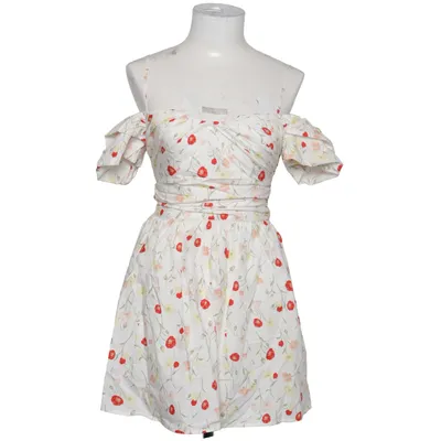 Kleid (Weiß, Mehrfarbig) von Divided by H&M Baumwolle, Polyester