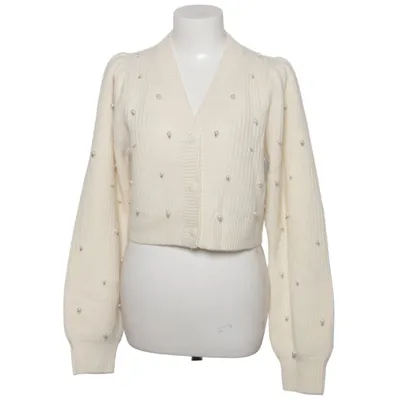 Cardigan (White) from LoveShackFancy Cashmere, Wool