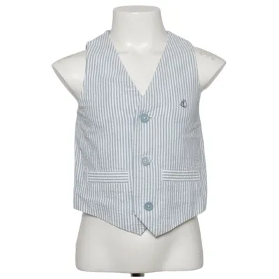 Suit vest (Blue, White) from Petit Bateau Cotton