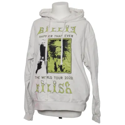 Huvtröja (Vit, Grön, Svart) från Billie Eilish Ekologisk bomull