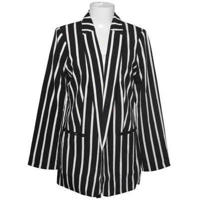 Kavaj (Svart, Vit) från Bonprix Elastan, Polyester