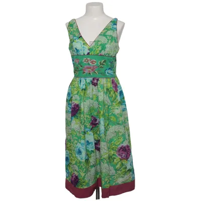 Dress (Green, Multicolored) from Magic Woman Cotton
