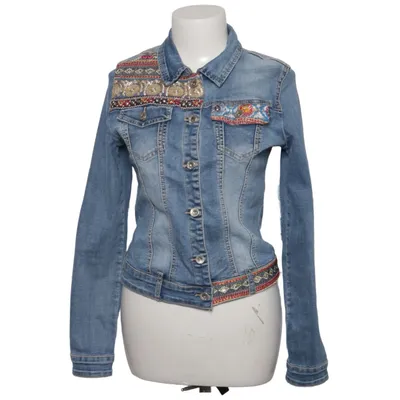 Spijkerjas (Blauw, Meerkleurig) van Zac & Zoe Katoen, Elastaan, Polyester, Viscose