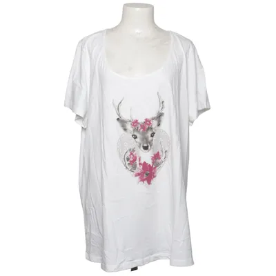 T-shirt (Vit) från Sheego Bomull