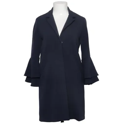 Coat (Blue) from King Kong Elastane, Polyester, Viscose