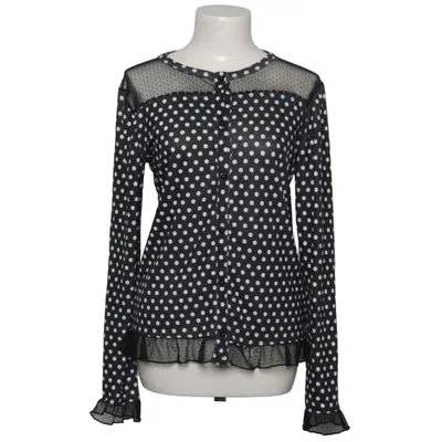 Blus (Svart, Vit) från Pussy Deluxe Elastan, Polyester
