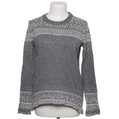 Sweater (Grå, Hvid) fra Cecilia Classics Alpacauld, Bomuld, Polyamid, Viscose